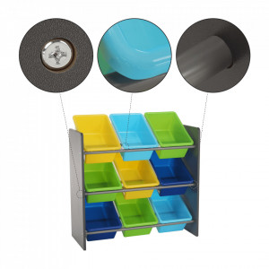 Organizator de jucării, multicolor și gri - TP274455 - Img 12