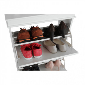 Pantofar, 2 compartimente, alb, 53x82x24 cm - TP257686 - Img 15