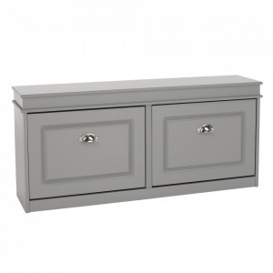 Pantofar, 2 compartimente, gri, 104x47x24 cm - TP289134 - Img 9