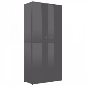 Pantofar, gri extralucios, 80 x 39 x 178 cm, PAL - V802866V - Img 1