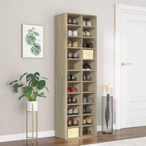 Pantofar, stejar sonoma, 54x34x183 cm, PAL - V800372V - Img 2
