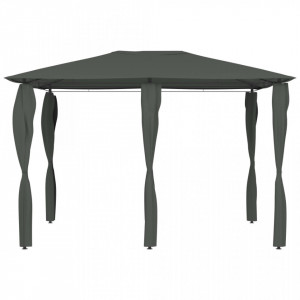 Pavilion cu huse pentru stâlpi, antracit, 3x4x2,6 m, 160 g/m² - V313613V