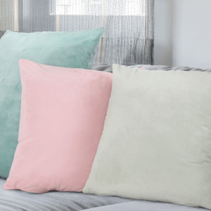Pernă, material textil de catifea mentă, 60x60 cm - TP238768 - Img 18
