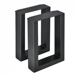 Picioare masa, set 2 buc 30 x 43 cm, negru - P57353526