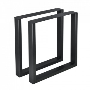 Picioare masa, set 2 buc 70 x 72 cm, negru - P57353518 - Img 1