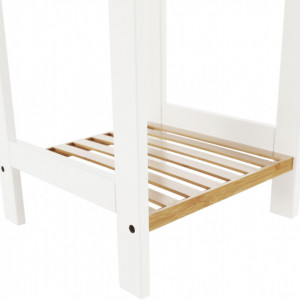 Raft, bambus natural și alb, 34x33x78 cm - TP227884 - Img 19
