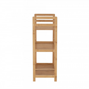 Raft cu 3 poliţe, bambus natural, 53x26x71 cm - TP296528 - Img 12