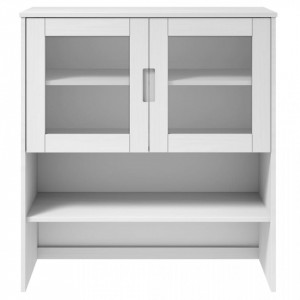 Rafturi superioare dulap înalt, alb, 90x35x100 cm, lemn de pin - V350550V - Img 4
