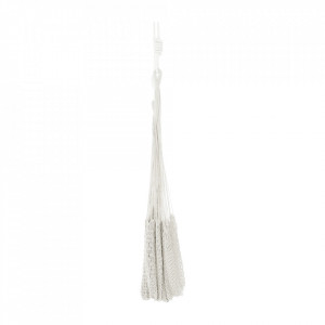 Scaun balansoar suspendabil, hamac, leagăn agăţat, alb, 130x100 cm - TP262391 - Img 15