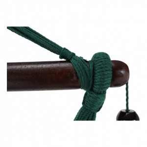 Scaun balansoar suspendabil, hamac, leagăn agăţat, verde, 130x100 cm - TP262393 - Img 16
