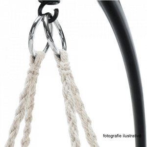 Scaun balansoar suspendabil, leagăn agăţat, mentol, 80x120 cm - TP274290 - Img 2