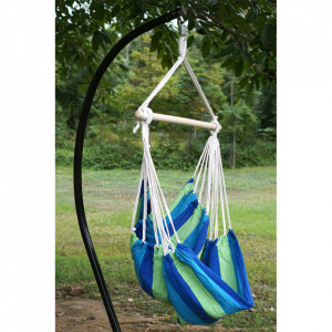 Scaun balansoar suspendabil, leagăn agăţat, multicolor, 100x130 cm - TP300323 - Img 4