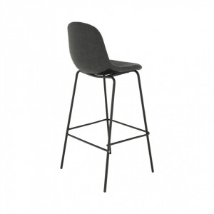 Scaun bar, material textil gri închis/metal - TP295302 - Img 14