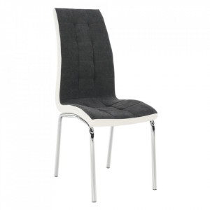 Scaun bucătărie, gri închis/alb - TP203810 - Img 13