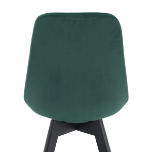 Scaun, catifea Velvet smarald/ negru - TP284345 - Img 10