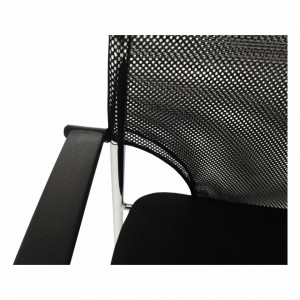 Scaun conferinţă, negru, 54x82x56 cm - TP255204 - Img 18