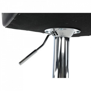 Scaun de bar, piele ecologică negru/crom - TP175173 - Img 18