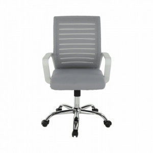 Scaun de birou, alb și gri, 56x57,5x97,5-103 cm - TP228546 - Img 14
