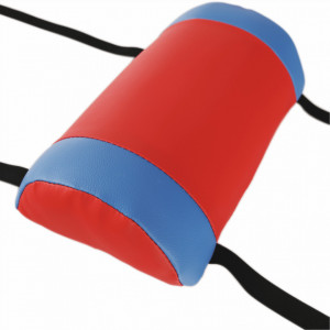 Scaun de birou, gaming, albastru și roşu, 64x60x122-132 cm - TP279408 - Img 7