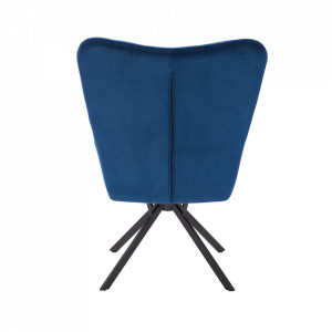 Scaun de design, ţesătură albastră - TP265011 - Img 5