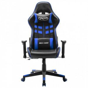 Scaun de jocuri, negru și albastru, piele artificială - V20502V - Img 1