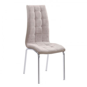 Scaun dining, bej/crom - TP201227