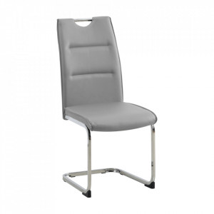 Scaun dining, gri deschis - TP259376