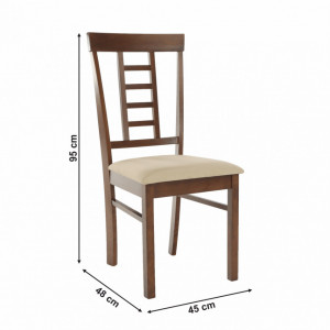 Scaun dining, nuc/bej - TP203059 - Img 17
