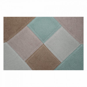 Scaun dining, patchwork mentol/maro - TP258420 - Img 3