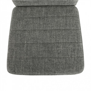Scaun, material textil gri deschis/cadru metalic fag - TP203808 - Img 5
