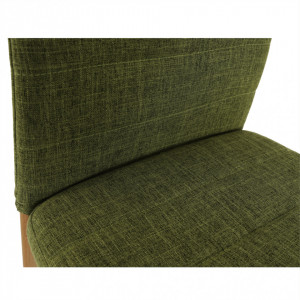 Scaun, material textil verde/cadru metalic fag - TP201240 - Img 20