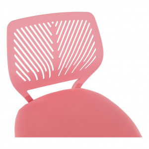 Scaun rotativ, roz, 40x40x74,5-86,5 cm - TP255126 - Img 10