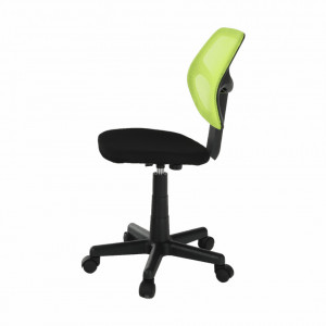 Scaun rotativ, verde și negru, 39x49x78-90 cm - TP234337 - Img 13