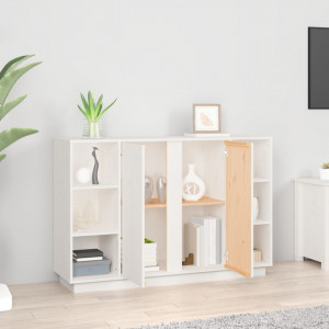 Servantă, alb, 120x35x80 cm, lemn masiv de pin - V814500V - Img 3