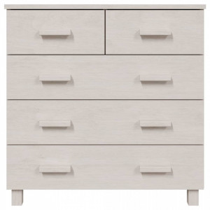 Servantă, alb, 79x40x80 cm, lemn masiv de pin - V340421V - Img 3