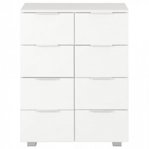 Servanta, alb foarte lucios, 60 x 35 x 76 cm, PAL - V283712V - Img 4