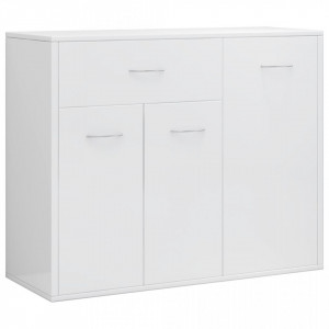 Servanta, alb lucios, 88 x 30 x 70 cm, PAL - V800681V - Img 2