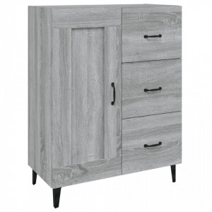 Servantă, gri sonoma, 69,5x34x90 cm, lemn compozit - V817373V