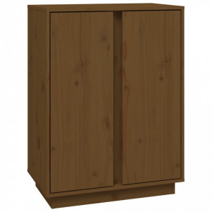 Servantă, maro miere, 60x35x80 cm, lemn masiv de pin - V814492V