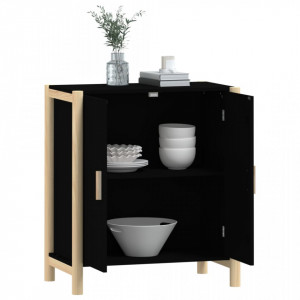Servantă, negru, 62x38x70 cm, lemn prelucrat - V345670V - Img 4