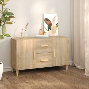 Servantă, stejar sonoma, 100x36x60 cm, lemn prelucrat - V812513V - Img 2