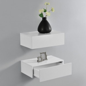 Set 2 bucati comoda suspendata, alb mat, 46x30x15 cm - P56253873 - Img 1