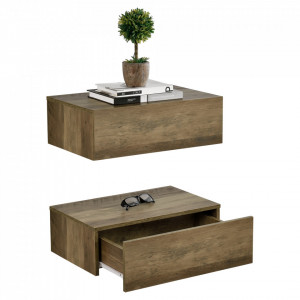 Set 2 bucati comoda suspendata, efect lemn, 46x30x15 cm - P56253871 - Img 2