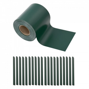 Set 4 bucati folie gard 140 m, PVC verde mat (RAL 6005) - P79660028 - Img 3