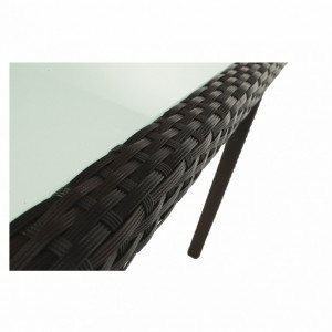 Set de grădină, cu 9 piese, 1 masă, 8 scaune, maro - TP254297 - Img 15