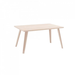 Set de masă, culoarea fag deschis / ţesătura gri, pentru 4 persoane - TP291511 - Img 3