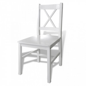 Set mobilier de bucătărie, 5 piese, alb - V240883V - Img 4