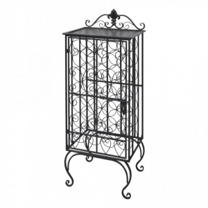 Suport sticle de vin pentru 28 de sticle, metal - V240937V - Img 3