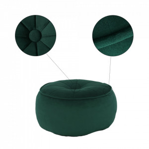 Taburet, scăunel verde, 45x45x26 cm - TP216649 - Img 11