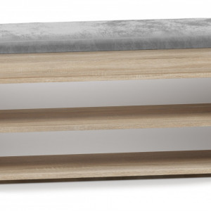TEBAS106 - Bancuta, pantofar, 100x 35 x 49 cm, Sonoma, PAL